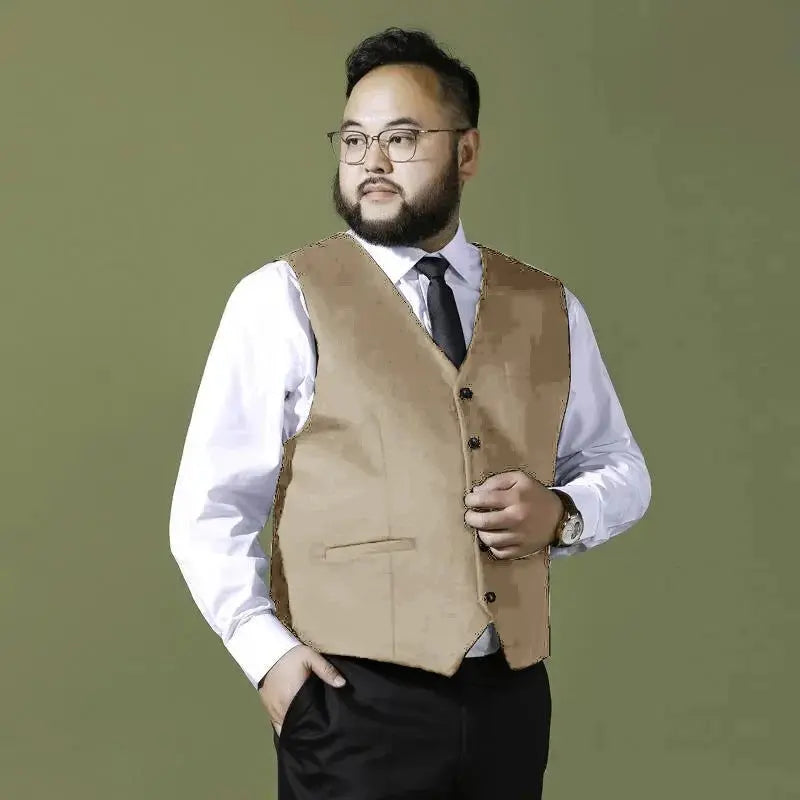 Men's Suit Vest Formal Sleevless Dress 2024 New Business Classic Plus Size - Path Of Praise