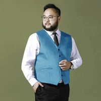 Thumbnail for Men's Suit Vest Formal Sleevless Dress 2024 New Business Classic Plus Size - Path Of Praise