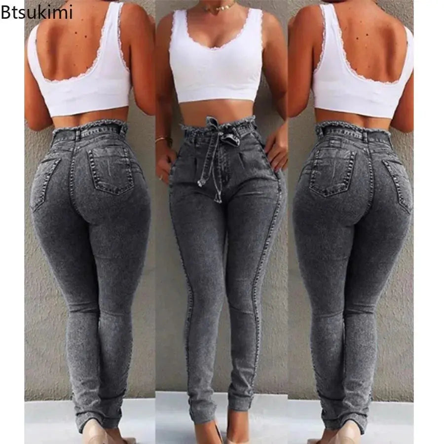 New 2024 Women's Sexy High Waist Jeans Denim Harem Pants Jeans for Women Streetwear Plus Size Pants Skinny Jeans Female S-5XL Path Of Praise