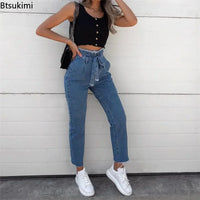 Thumbnail for New 2024 Women's Sexy High Waist Jeans Denim Harem Pants Jeans for Women Streetwear Plus Size Pants Skinny Jeans Female S-5XL Path Of Praise