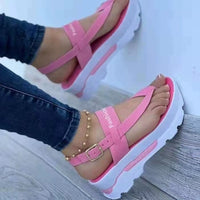 Thumbnail for Faith-Inspired Platform Sandals – Women’s Stylish Christian Footwear for Comfort & Elegance