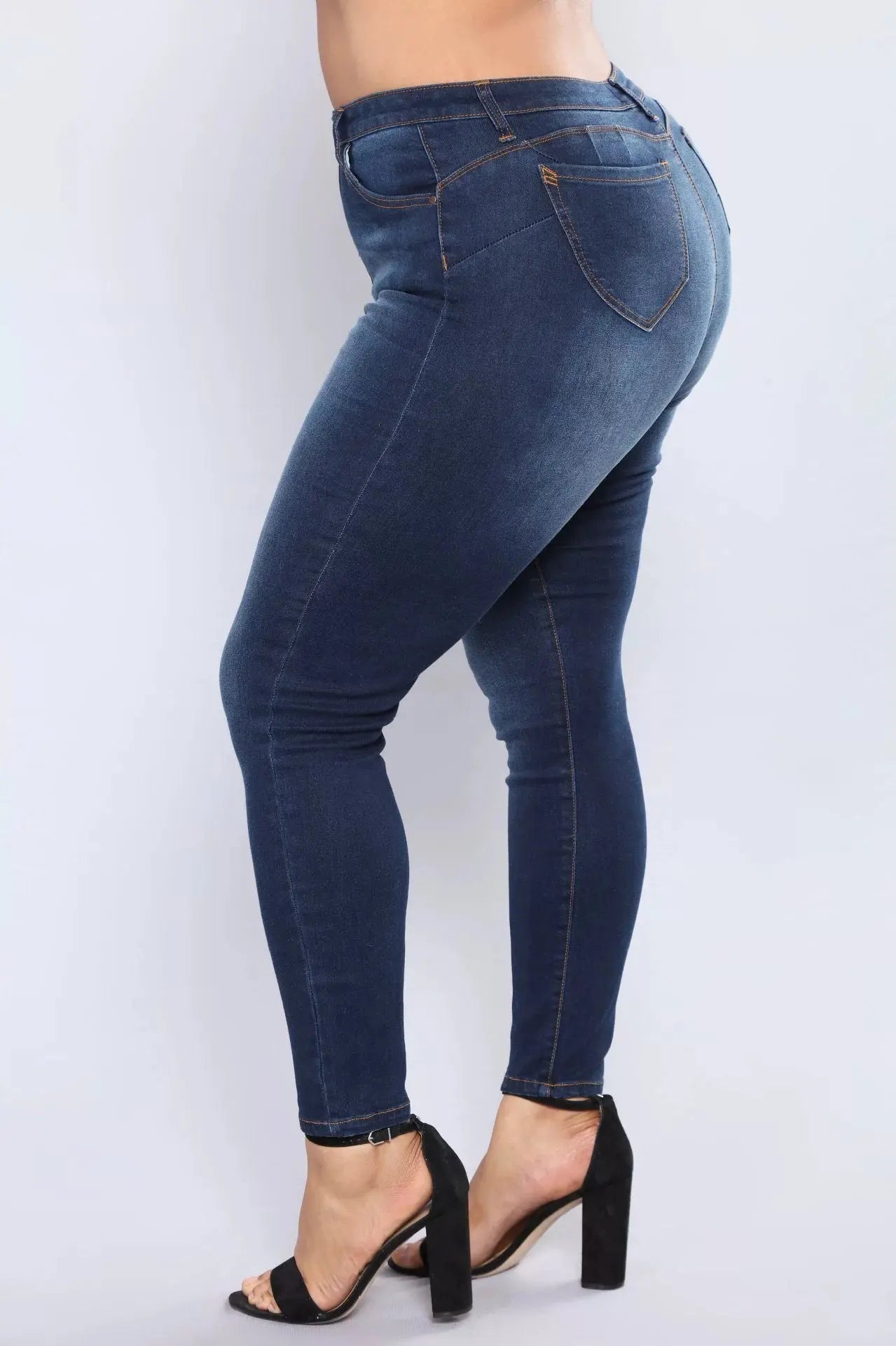 Plus Size High Waist Denim Jeans for Women | Oversized Stretch Pants | Fall 2024 Collection - Path Of Praise