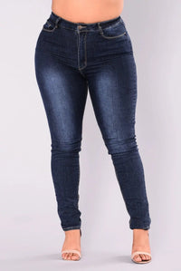 Thumbnail for Plus Size High Waist Denim Jeans for Women | Oversized Stretch Pants | Fall 2024 Collection - Path Of Praise