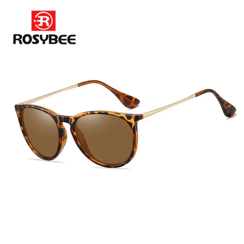 ROSYBEE UV Protection Round Sunglasses for Women with Tortoise Shell Frame - Path Of Praise