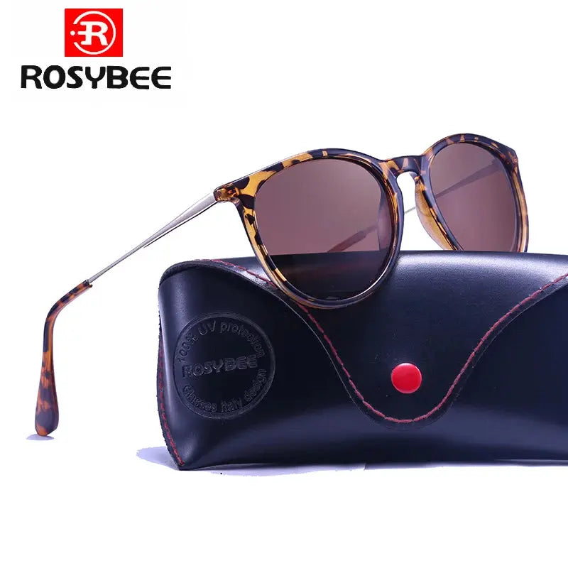 ROSYBEE UV Protection Round Sunglasses for Women with Tortoise Shell Frame - Path Of Praise