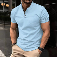 Thumbnail for Men's Fashion Summer New High Quality POLO T-shirt Sports Outdoor Casual Breathable lapel Short Sleeve Office Comfort T-Shirt Path Of Praise