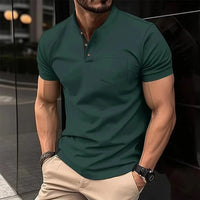 Thumbnail for Men's Fashion Summer New High Quality POLO T-shirt Sports Outdoor Casual Breathable lapel Short Sleeve Office Comfort T-Shirt Path Of Praise