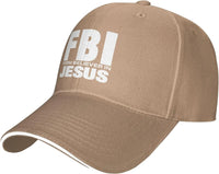 Thumbnail for FBI – Firm Believer in Jesus Baseball Cap – Christian Trucker Hat for Men & Women – Faith-Based Adjustable Hat with Sun Protection