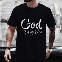 Thumbnail for Religious Christian T-Shirt for Men Took A Dna Test and God Is My Father Print Men's Tshirts Christian Cross Jesus Tee Clothes Path Of Praise