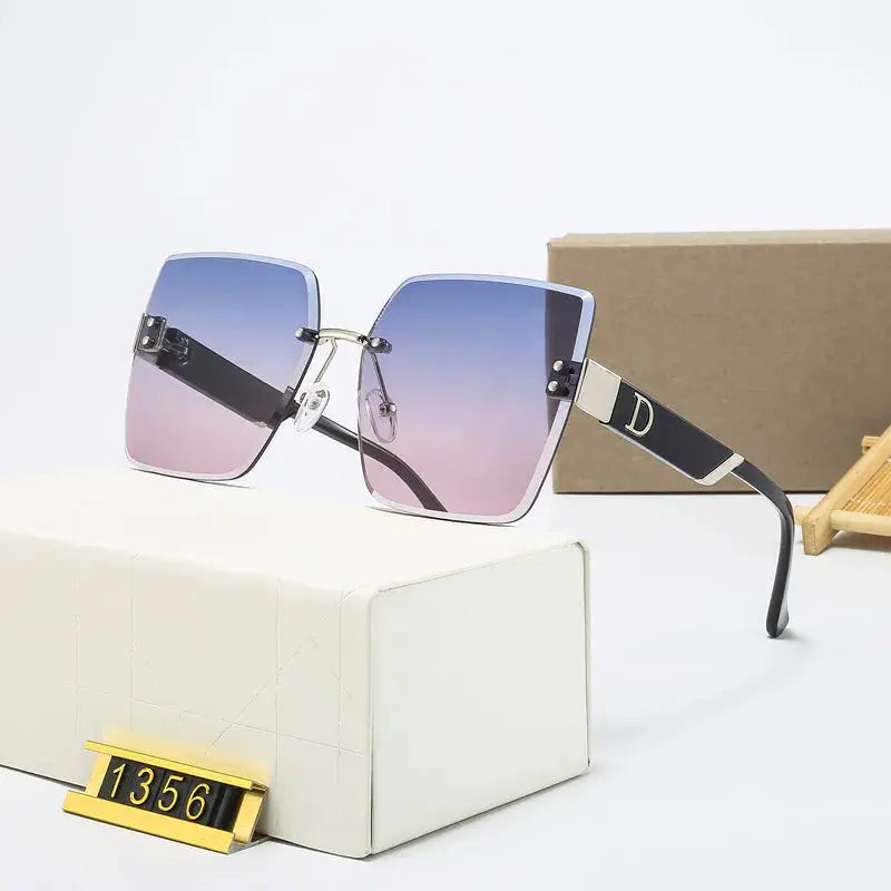 New Fashion Luxury Brand Rimless Sunglasses For Women & Men | Vintage Designer Square Frame Sun Glasses / Shades UV400 Eyewear - Path Of Praise