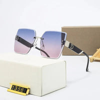 Thumbnail for New Fashion Luxury Brand Rimless Sunglasses For Women & Men | Vintage Designer Square Frame Sun Glasses / Shades UV400 Eyewear - Path Of Praise