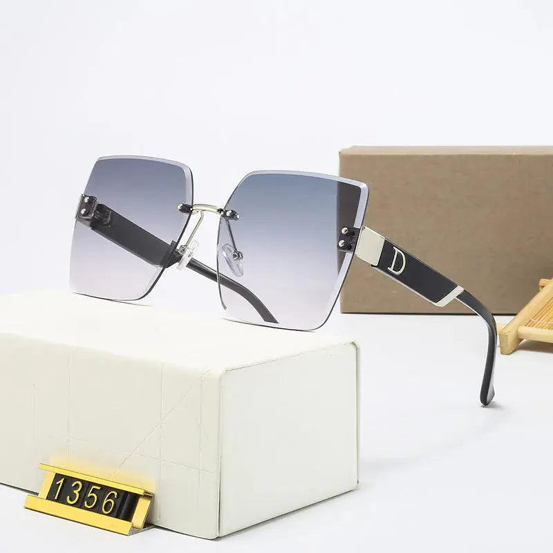 New Fashion Luxury Brand Rimless Sunglasses For Women & Men | Vintage Designer Square Frame Sun Glasses / Shades UV400 Eyewear - Path Of Praise